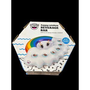 BigMouth Inc. Rainbow Beverage Bar cooler ice chest New in Box